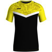 T-shirt de sport enfant Iconic noir/jaune Jako