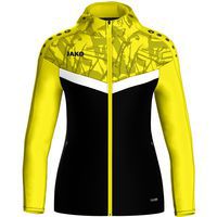 Veste à capuche femme Iconic noir/jaune Jako