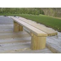 Banquette En Forme tout bois longueur 1,80 m