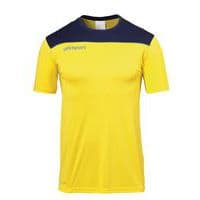 Polo Offense 23 - Jaune/bleu foncé - Uhlsport