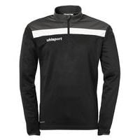 Sweat zippé 1/4 Offense 23 - Noir/blanc - Uhlsport