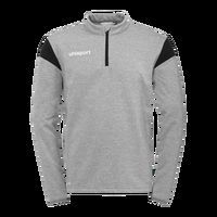 Sweat zippé 1/4 Squad 27 - Gris foncé - Uhlsport