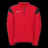 Sweat zippé 1/4 Squad 27 - Rouge - Uhlsport