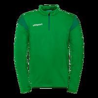 Sweat zippé 1/4 Squad 27 - Vert - Uhlsport