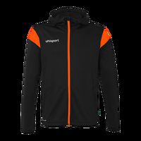 Veste capuche Squad 27 Track Hood - Noir/orange - Uhlsport