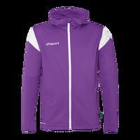 Veste capuche Squad 27 Track Hood - Mauve - Uhlsport