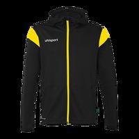 Veste capuche Squad 27 Track Hood - Noir/Jaune - Uhlsport