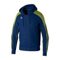 Veste d'entraînement EVO STAR enfant avec capuche - Bleu/vert - Erima