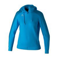 Veste d'entraînement EVO STAR femme avec capuche - Bleu clair - Erima