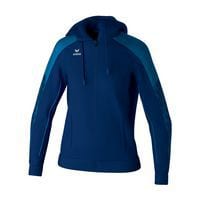 Veste d'entraînement EVO STAR femme avec capuche - Bleu foncé - Erima