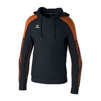 Sweat à capuche EVO STAR enfant - Noir/orange - Erima