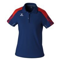 Polo EVO STAR femme - Bleu/rouge - Erima