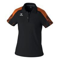 Polo EVO STAR femme - Noir/orange - Erima