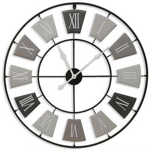 Horloge métal Gray Ø76 cm - Orium