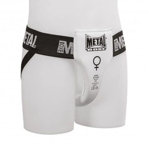 Coquille pour femme Métal Boxe Blanc