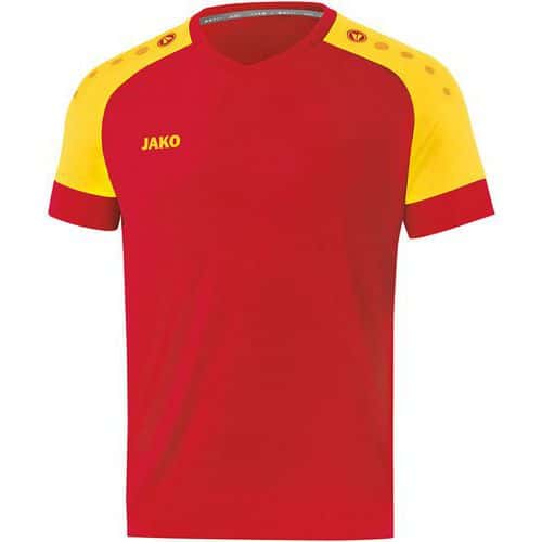 Maillot de foot manches courtes - Jako - Champ 2.0 Rouge/Jaune