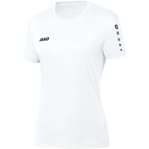 Maillot de foot manches courtes femme - Jako - Team Blanc