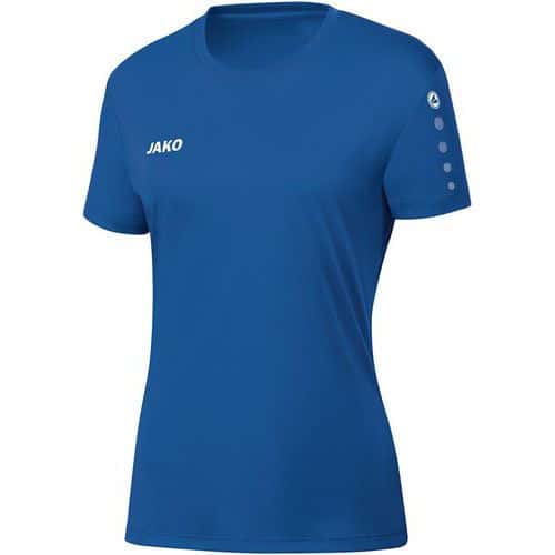 Maillot de foot manches courtes femme - Jako - Team Bleu