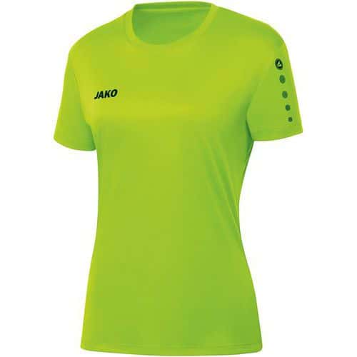 Maillot de foot manches courtes femme - Jako - Team Vert fluo