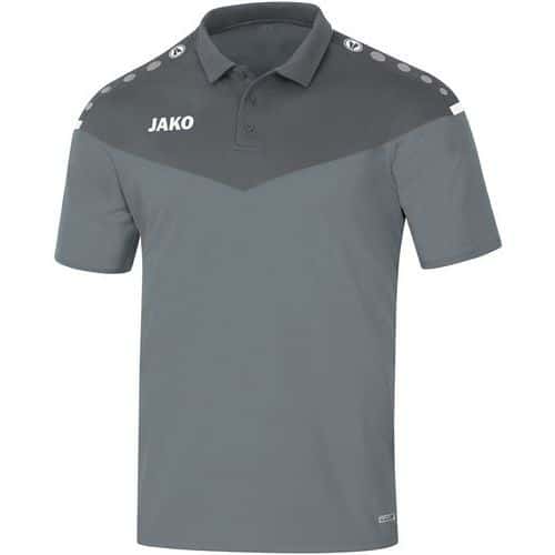 Polo manches courtes femme - Jako - Champ 2.0 Gris