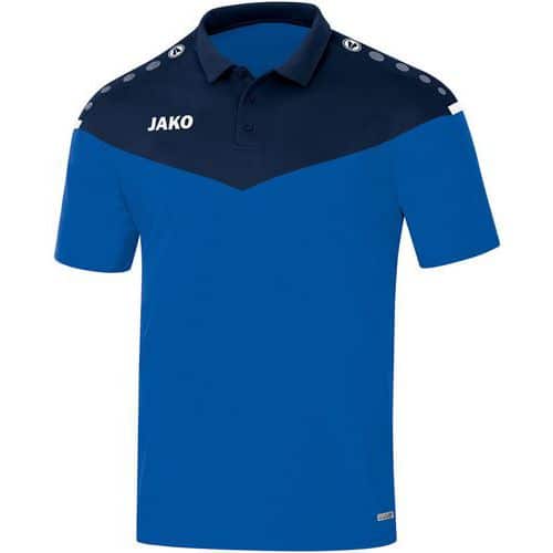 Polo manches courtes enfant - Jako - Champ 2.0 Bleu