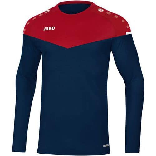 Sweat de foot - Jako - Champ 2.0 Bleu marine/Rouge