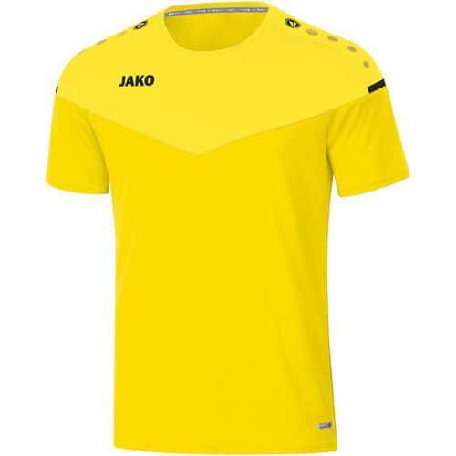 T-shirt de foot manches courtes enfant - Jako - Champ 2.0 Jaune