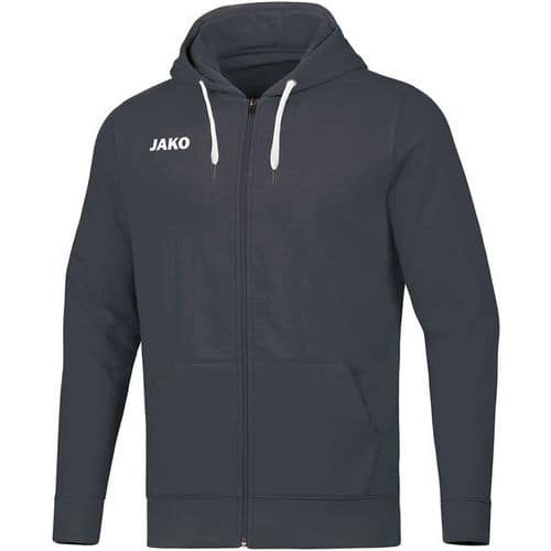 Veste de foot à capuchon femme - Jako - Base Gris