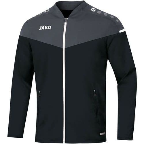 Veste de foot enfant - Jako - Champ 2.0 Noir/Gris