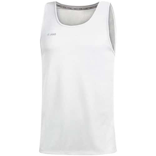 Tank Top running sans manche - Jako - Run 2.0 Blanc