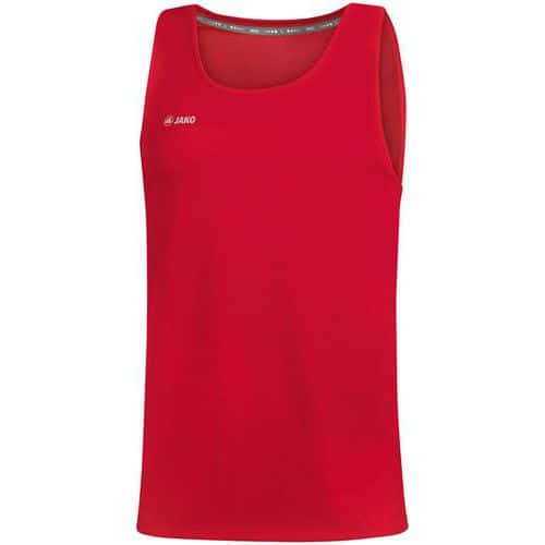 Tank Top running sans manche - Jako - Run 2.0 Rouge