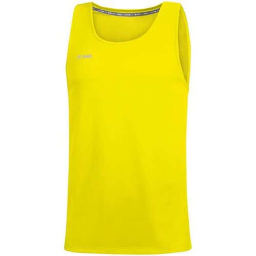 Tank Top running sans manche enfant - Jako - Run 2.0 Jaune