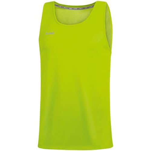 Tank Top running sans manche enfant - Jako - Run 2.0 Vert fluo