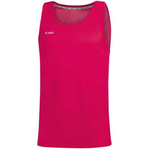 Tank Top running sans manche enfant - Jako - Run 2.0 Rose