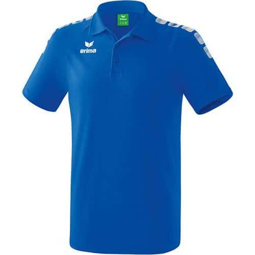 Polo - Erima - 5-c essential enfant new roy/blanc