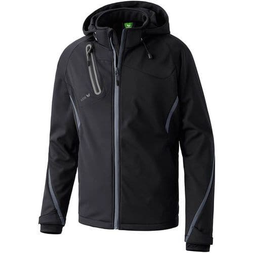 Veste Softshell fonction - Erima - enfant noir/anthracite