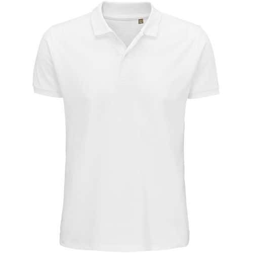 Polo personnalisable coton organique bio BLANC