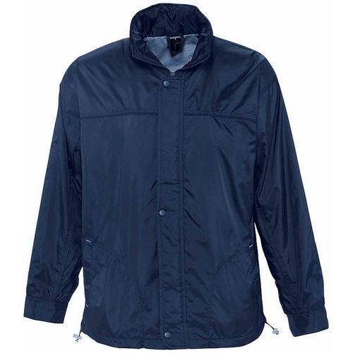 Coupe-vent doublé jersey en nylon MARINE