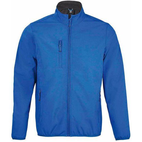 Veste homme zippée softshell en polyester ROYAL