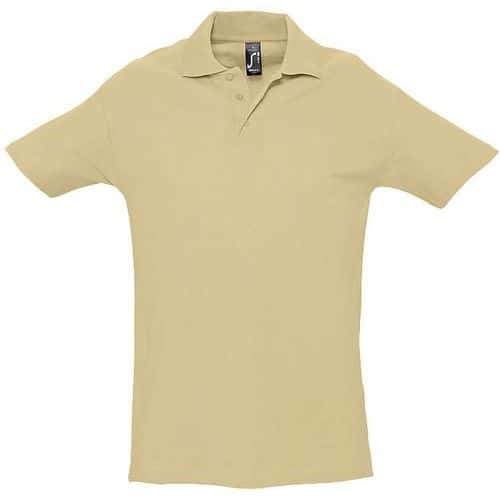 Polo personnalisable homme en coton SABLE