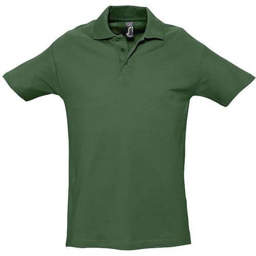 Polo personnalisable homme en coton VERT GOLF