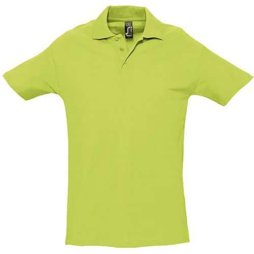 Polo personnalisable homme en coton VERT POMME