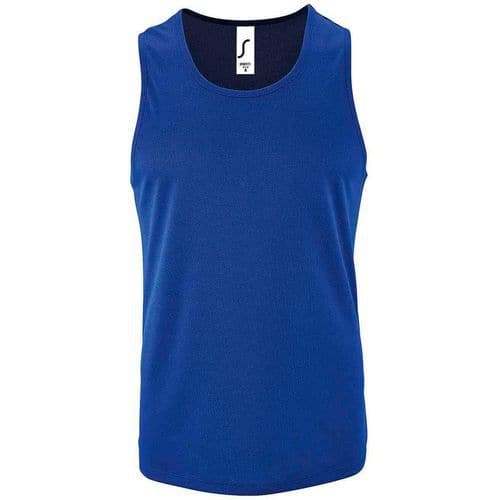 Débardeur personnalisable de sport homme en polyester ROYAL