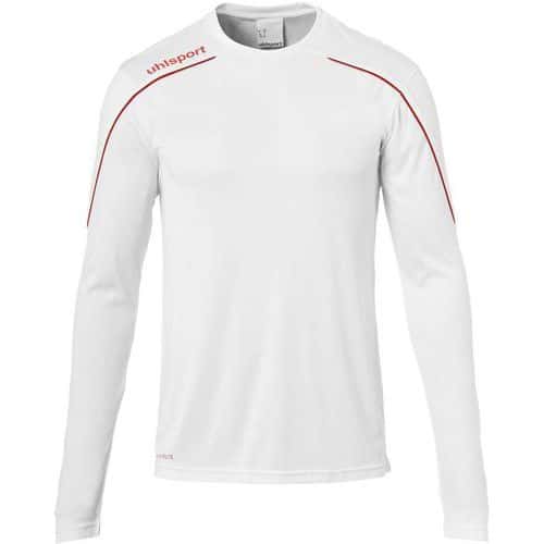 Maillot ML Stream 22 Blanc/Rouge enfant UHLSPORT