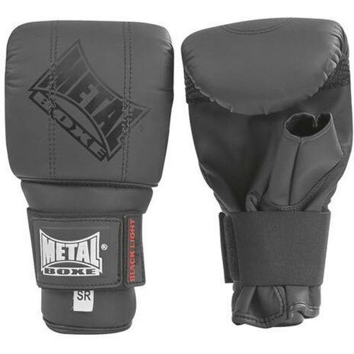 Paire de gants de sac Métal Boxe Noir