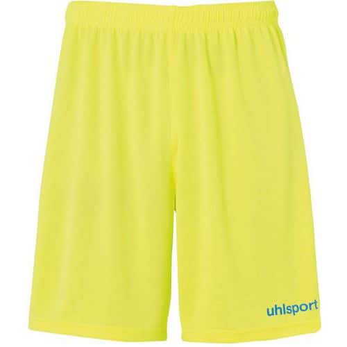 Short Center Jaune fluo/Bleu radar enfant UHLSPORT