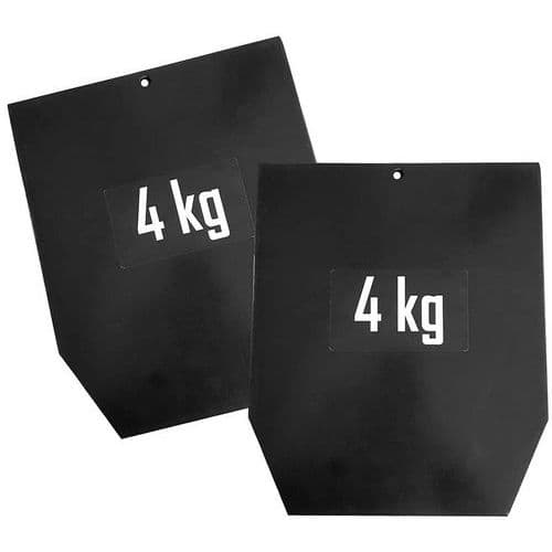 Plaque acier pour gilet pro 4 kg - Sveltus