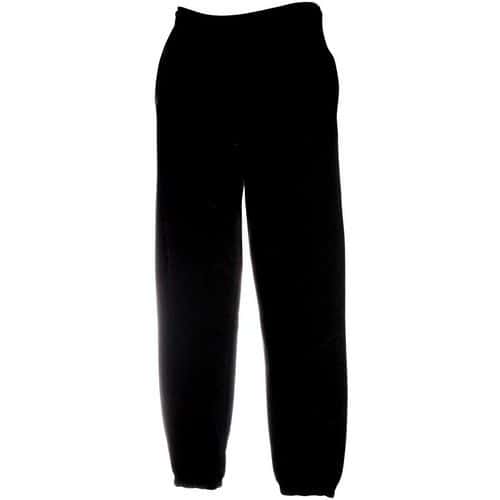 Pantalon jogging molleton Tech enfant noir