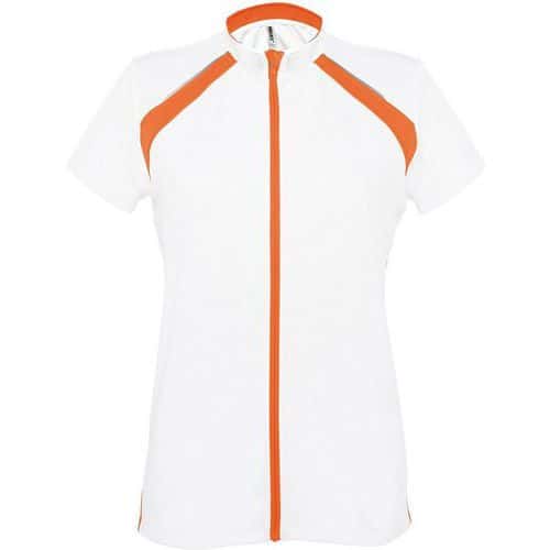 Maillot cyclisme enduro femme blanc