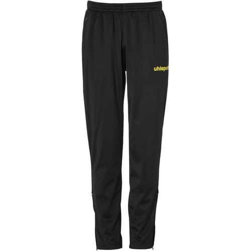 Pantalon Classique Stream 22 PES Noir/Jaune UHLSPORT